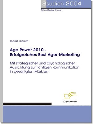 cover image of Age Power 2010--Erfolgreiches Best Ager-Marketing